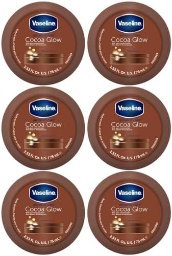 Vaseline Cocoa Glow Body Cream 6-Pack – Pure Cocoa Butter 48H Moisturizing Cream for Dry Skin, ... | Amazon (US)