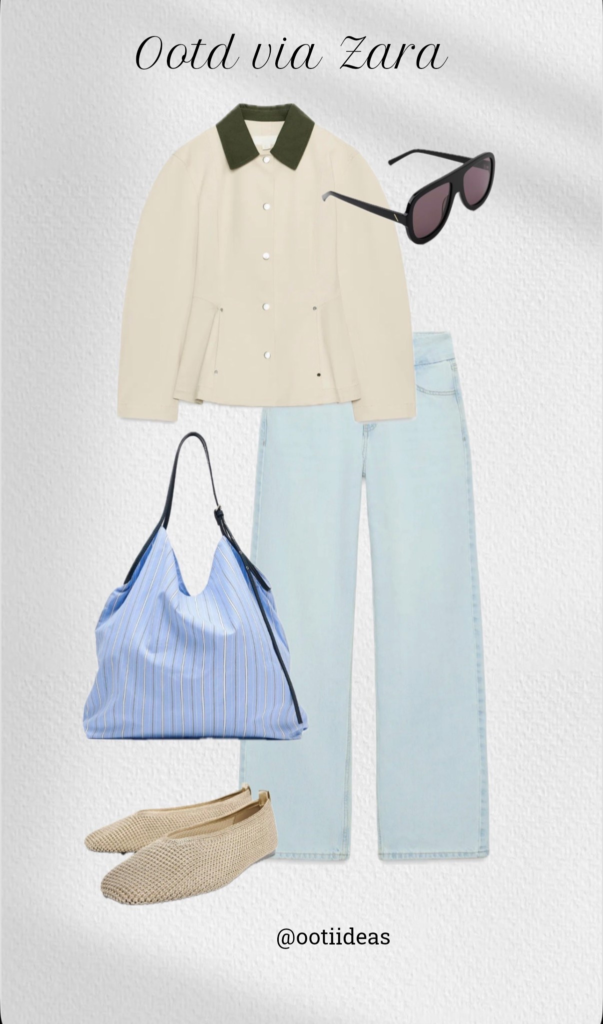Neutral + A Pop of Blue @Zara 

#LTKmodest #LTKspring #LTKstyletip