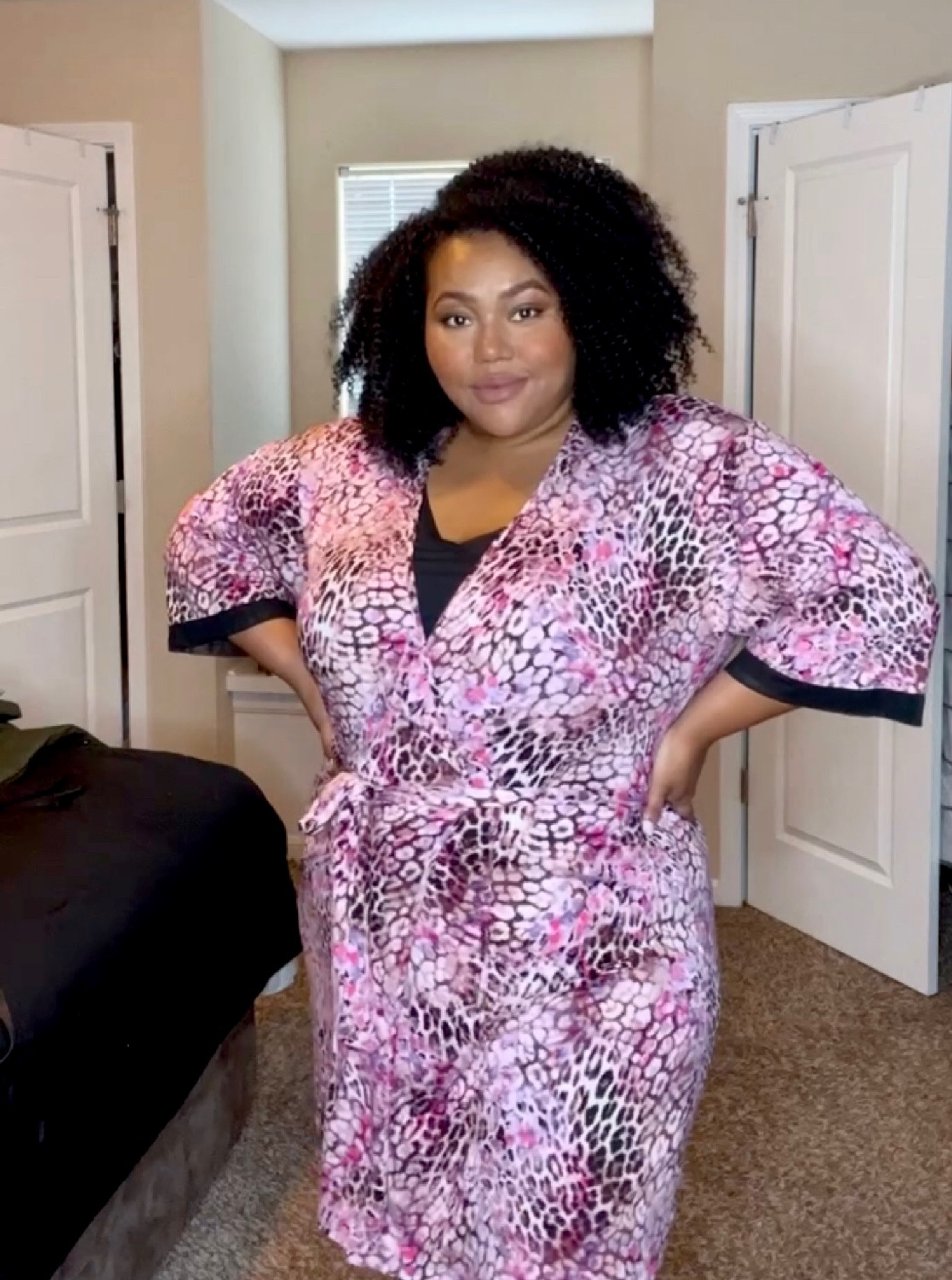 Love this PJ outfit by Joyspun! Cute for Valentine’s or a self-care night at home. 💕 Wearing 3x for both the pj dress & robe. 

Walmart plus size Pjs 
Plus size robe & sleep wear

#LTKcurves #LTKunder100 #LTKFind