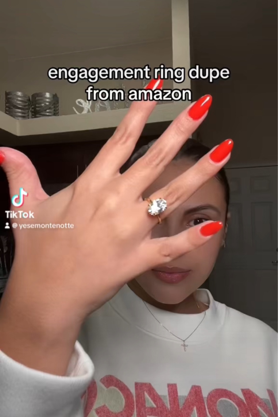 Engagement ring dupe from Amazon Perfect travel ring for my next vacation 💍 

#LTKfindsunder100 #LTKtravel #LTKwedding