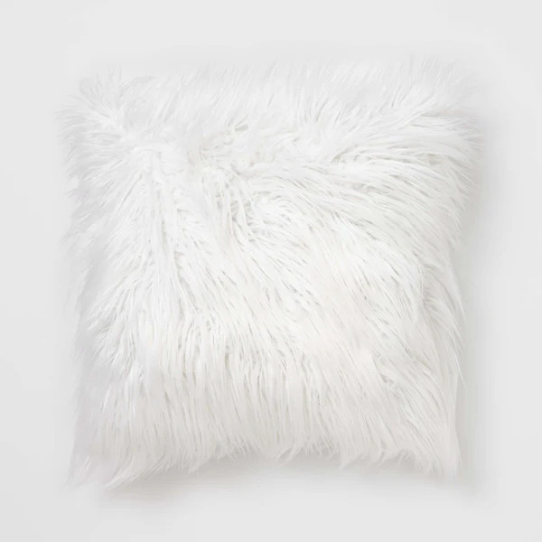 Faux Mongolian Throw Pillow | Dormify