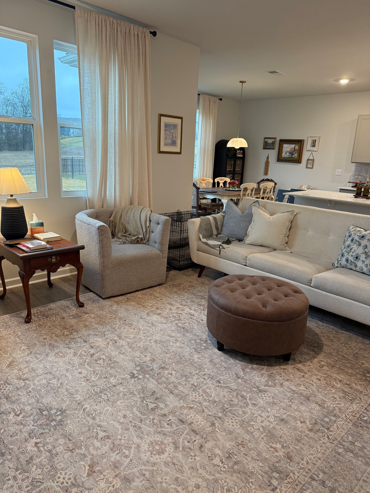 Home decor 🩵 spring refresh. I love these pillows! 

#livingroom #homedecor

#LTKdayinmylife #LTKHome