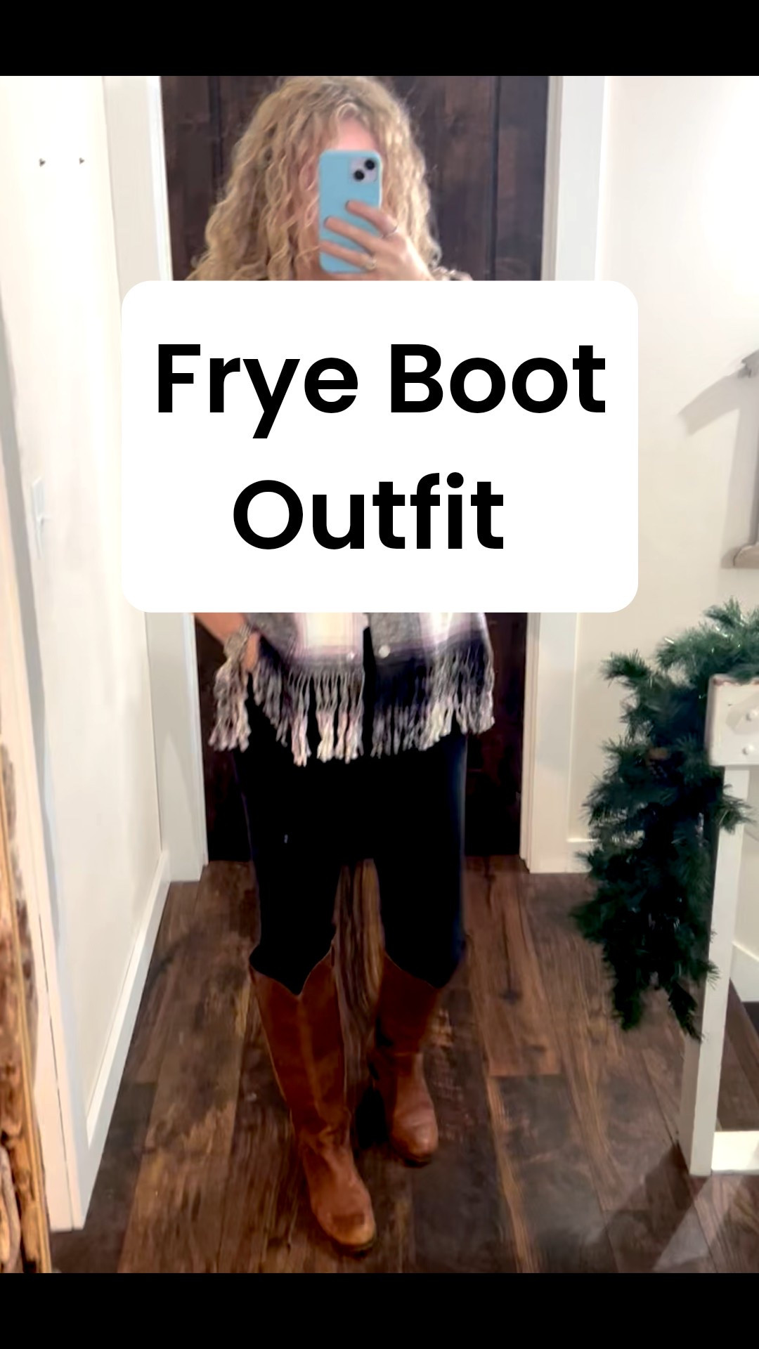 Broke out some black straight leg jeans and my tall Cara Roper Frye boots today ❄️ I got my fringed plaid top, by Umgee, in Round Top, Texas a few years ago. I’ll see what I can find for links since nothing I’m wearing today is new. :)

#LTKOver40 #LTKootd #LTKTall