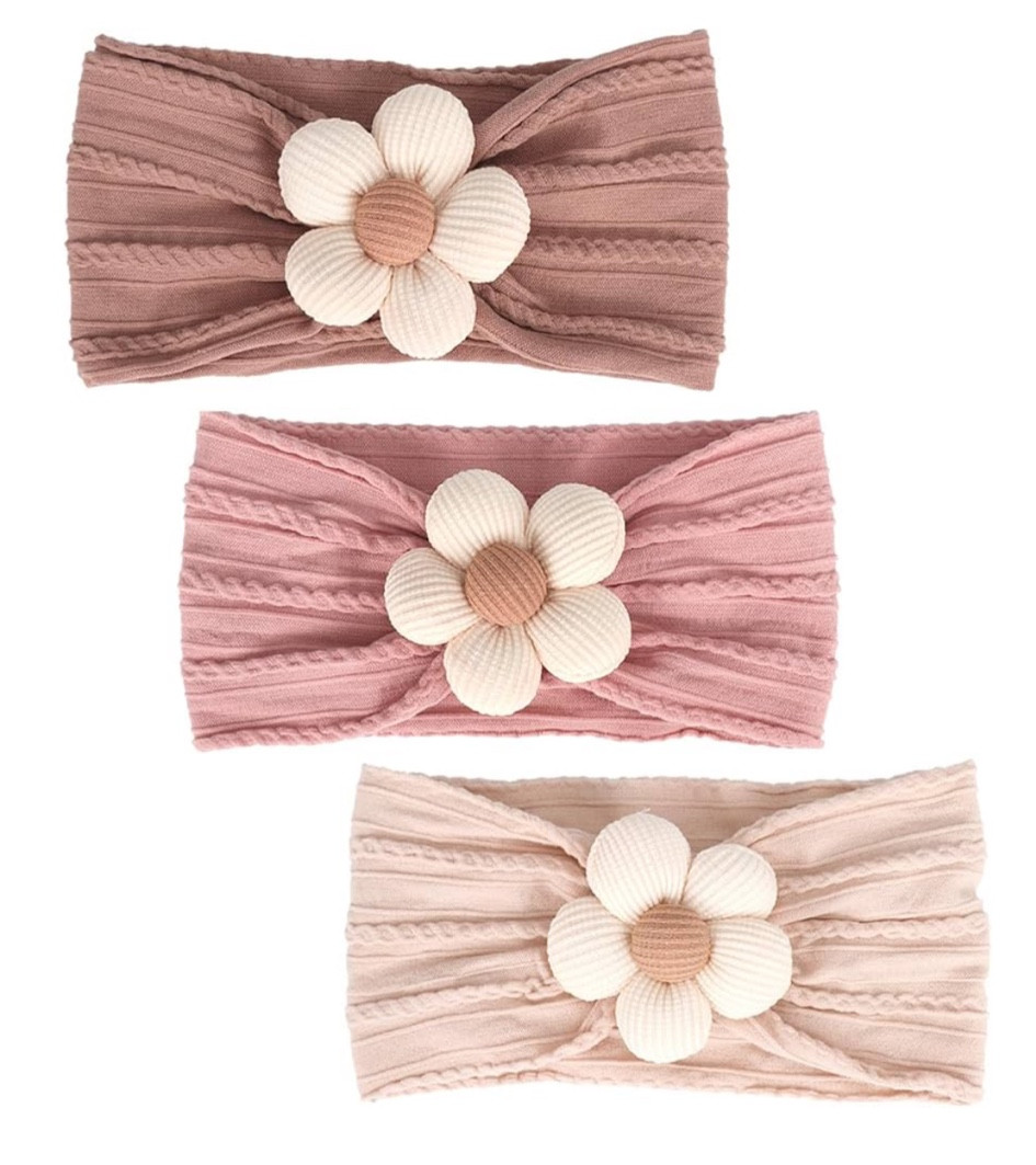 3 Pcs Baby Flower Headbands 

Baby Girls Nylon Headband |  Soft Hairbands | Hair Accessories for baby | Newborn | Infant | Toddler | Kids | Beige Pink Khaki | baby girl gift | baby shower 

#LTKGiftGuide #LTKBaby #LTKKids