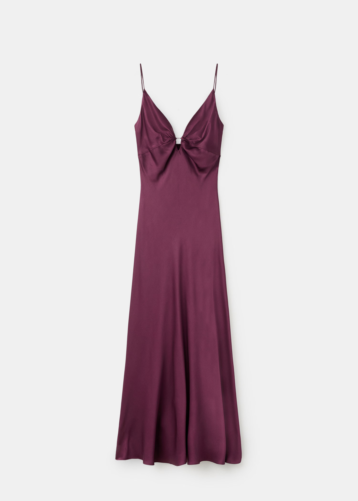 V-neck satin dress - Women | MANGO USA | Mango (US/MX/AU)