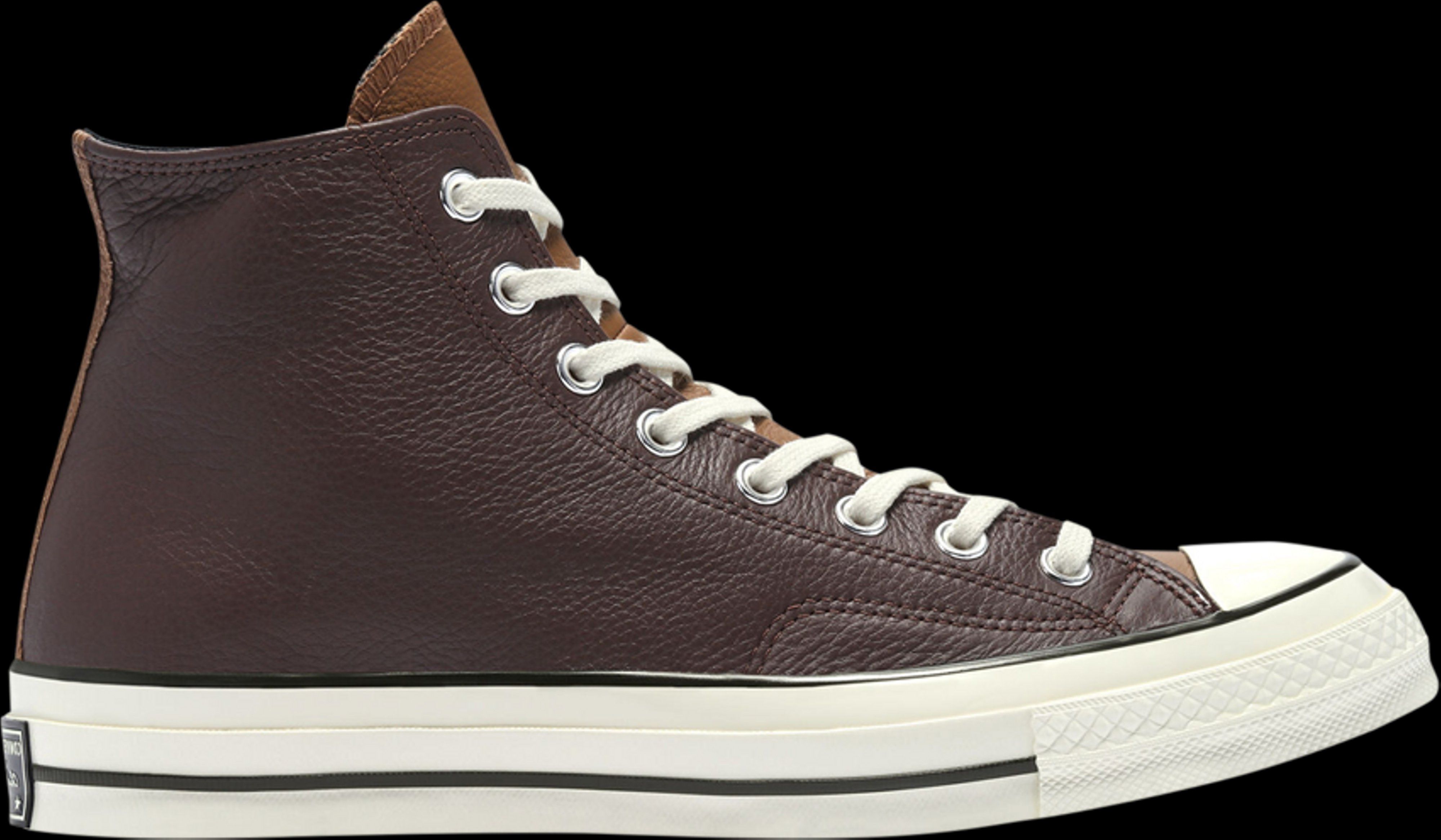 Chuck 70 Leather High 'Colorblock - Dark Root Brown' | GOAT
