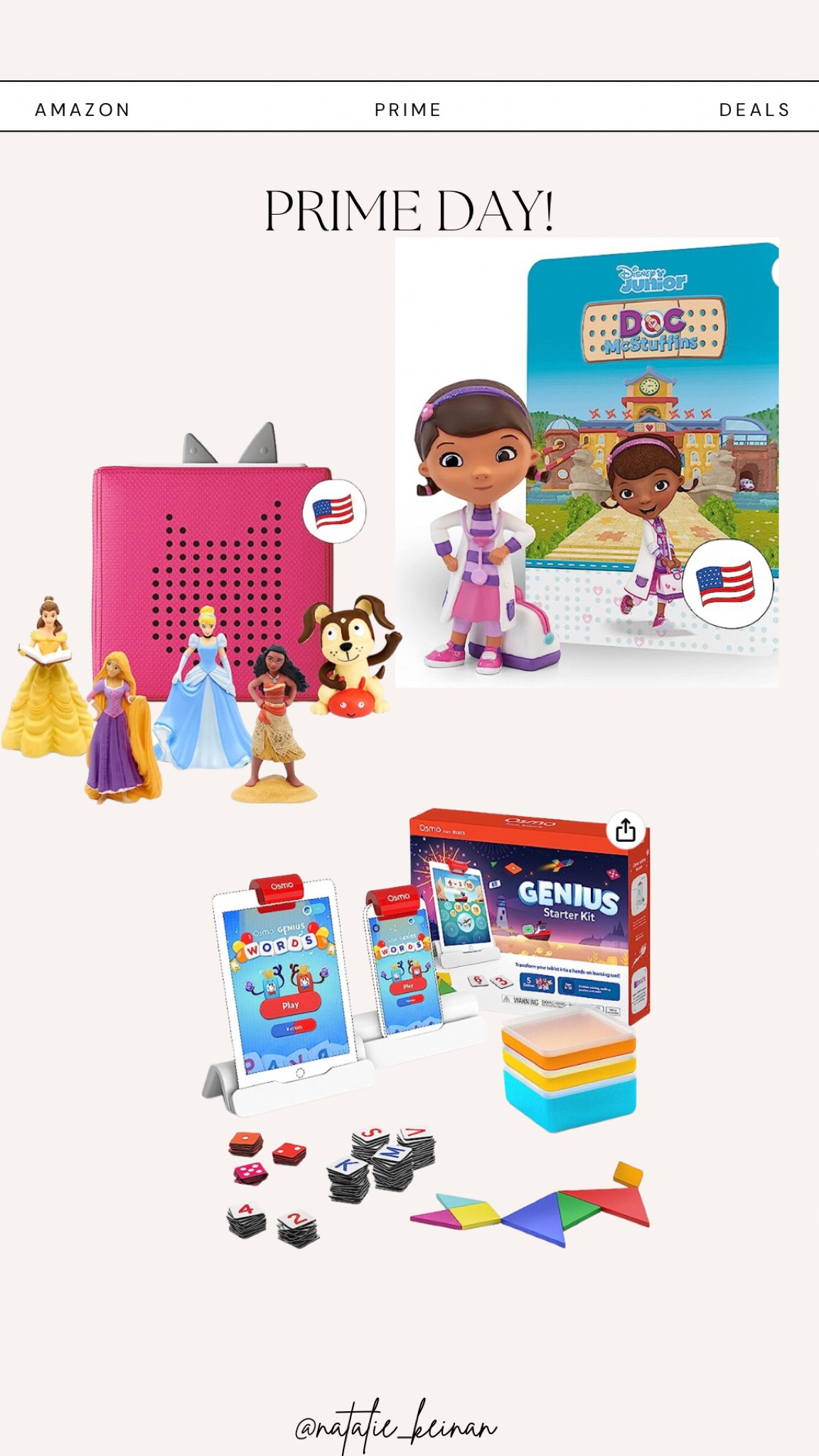 Prime day toys on sale! Doc mcstuffins, Tonies, genius educational toys

#LTKxPrimeDay #LTKkids #LTKFind