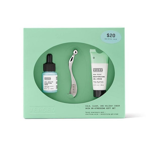 Versed Calm Clear & Holiday Cheer Skin Destressing Gift Set - 3pc | Target