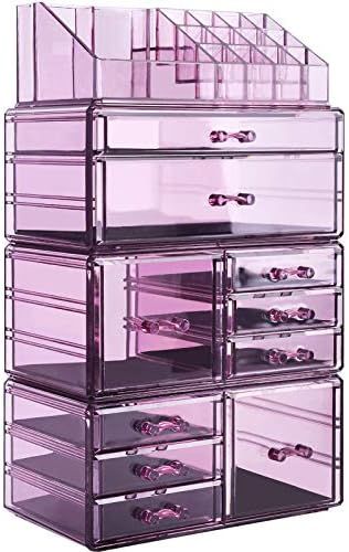 InnSweet Makeup Organizer Large Cosmetic Storage Drawers and Jewelry Display Box for Vanity, Make... | Amazon (US)