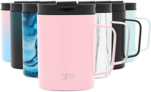 Simple Modern Travel Coffee Cup with Lid and Handle | Reusable Insulated Stainless Steel Iced Cof... | Amazon (US)