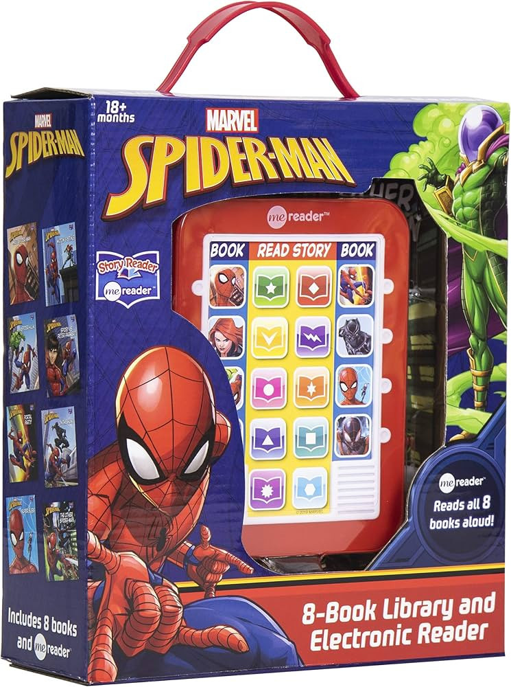Amazon.com: Marvel - Spider-man Me Reader Electronic Reader and 8 Sound Book Library - PI Kids: 9... | Amazon (US)