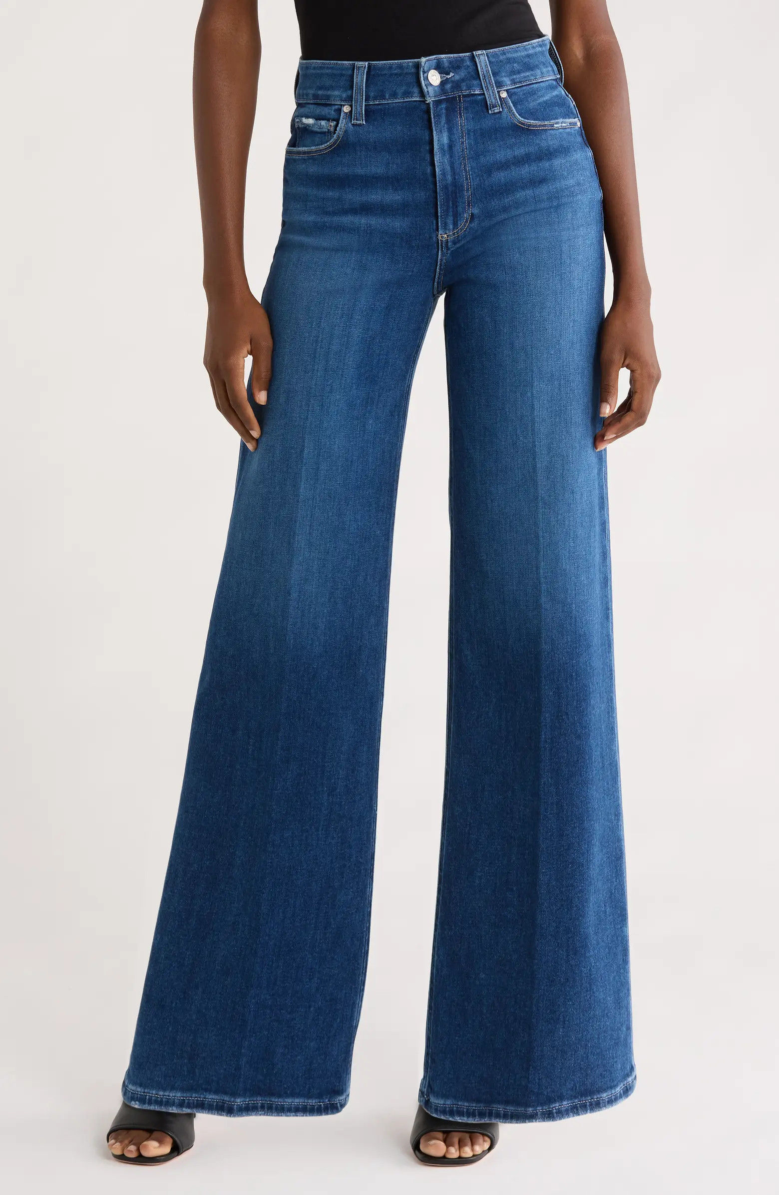 Anessa High Waist Wide Leg Jeans | Nordstrom