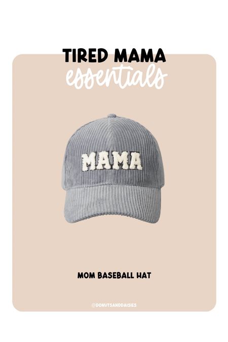 Tired mama essential: a cute mama hat to throw on and go! 

#LTKstyletip #LTKunder50 #LTKFind
