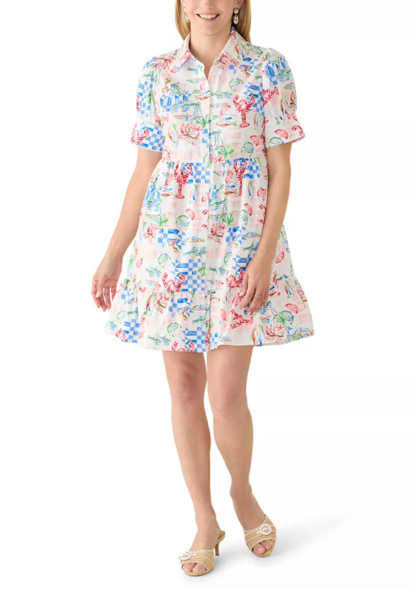 Women's Short Sleeve Meredith Shirt Dress | Belk