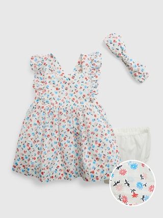 Baby Floral Apron Dress Set | Gap (US)