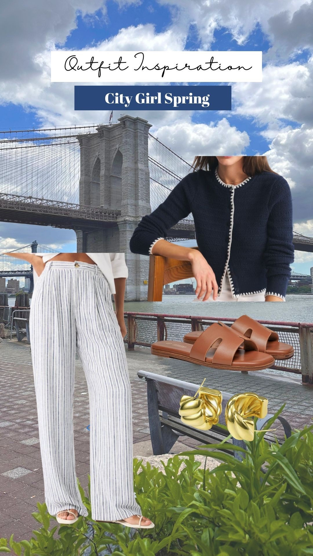 Abercrombie city girl outfit for spring   Stackable sale code AFKATHLEEN. cotton cardigan and linen trousers 

#LTKSeasonal #LTKSaleAlert