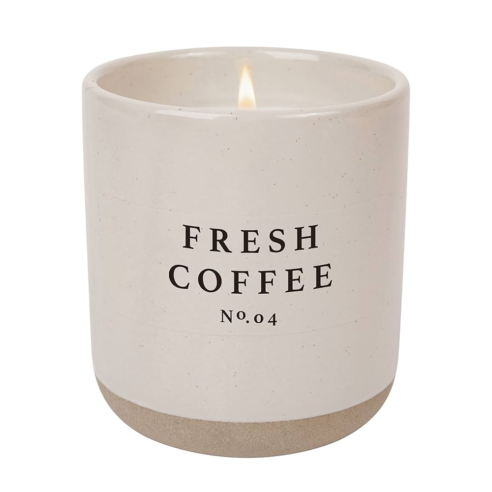 Sweet Water Decor Fresh Coffee Candle | Sweet Latte, Caramel Creme, Kona Coffee, and Rum Cream Sc... | Amazon (US)