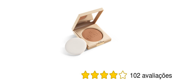 Base Compacta em Pó Glam Vitamina C + B3 e FPS 90, Cor 60, 7g | Eudora | Eudora (BR)