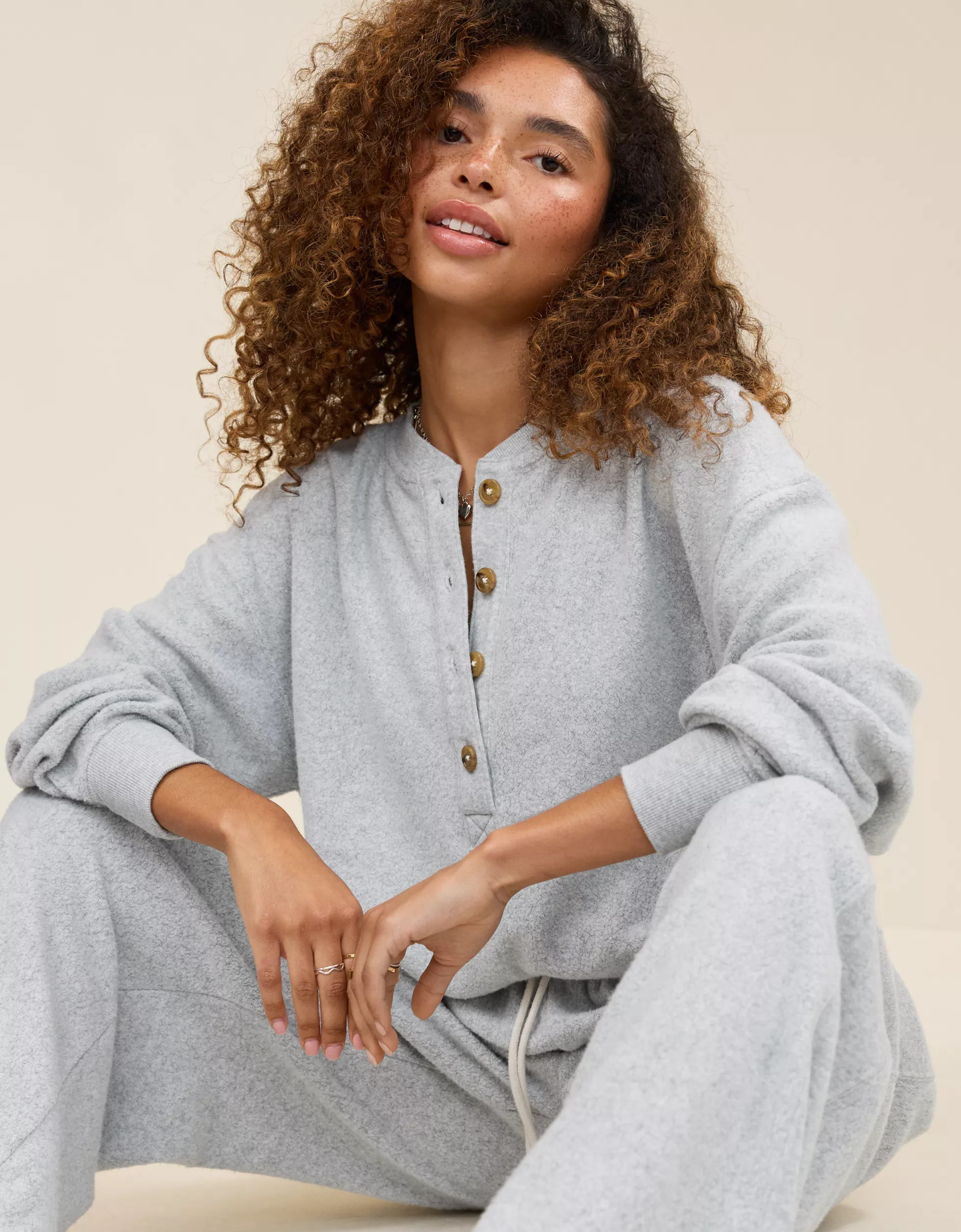 Aerie Sherpa Henley | American Eagle Outfitters (US & CA)