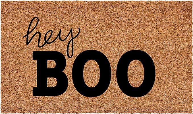 Calloway Mills Hey Boo Doormat (Tan/Black, 17" x 29") | Amazon (US)