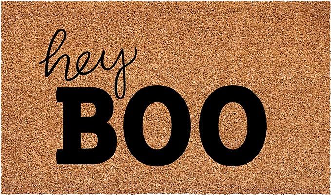 Calloway Mills Hey Boo Doormat (Tan/Black, 24" x 36") | Amazon (US)