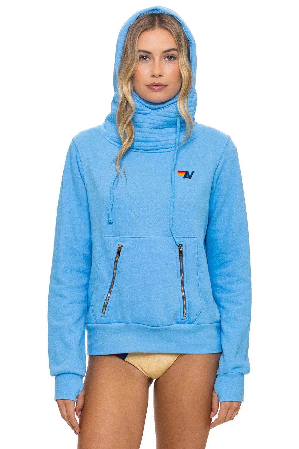 NINJA PULLOVER HOODIE - SKY | Aviator Nation