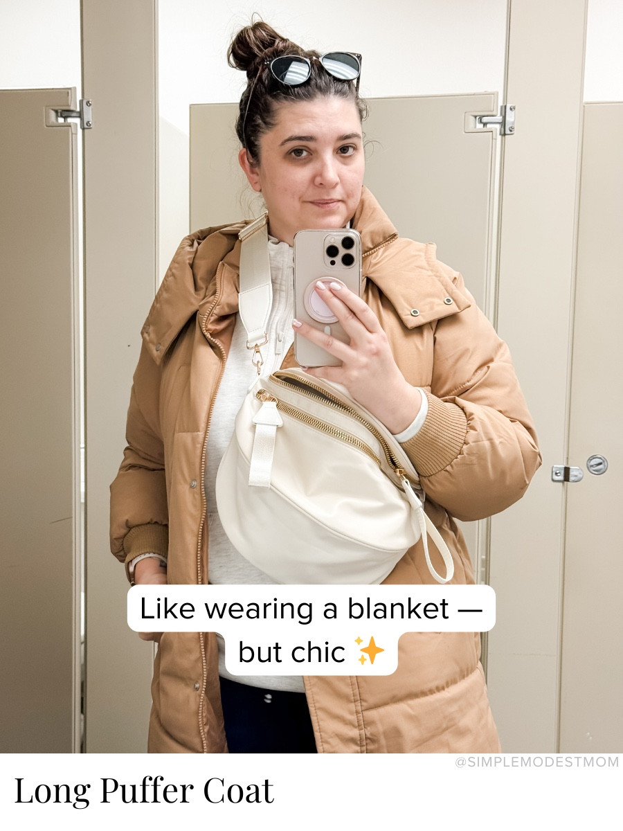 If you want a warm winter coat that’s both functional and flattering, this long puffer jacket is it. The two-way zipper makes it easy to move and sit comfortably, and the water-resistant material keeps you dry in rain or snow. It’s incredibly cozy — like a wearable blanket — and one of my most complimented cold-weather staples.

#LTKgrwm #LTKSeasonal #LTKdayinmylife