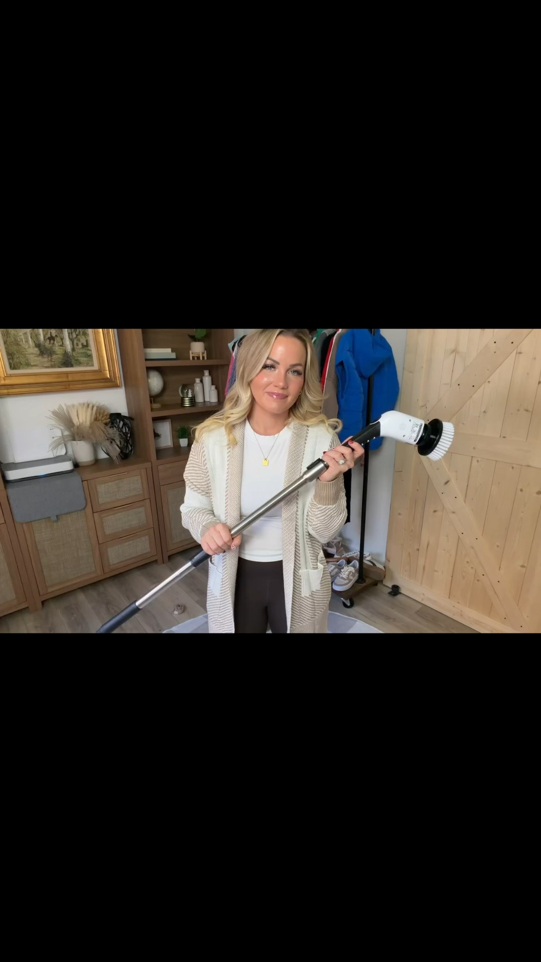 This electric scrubber is making cleaning so much easier! No more scrubbing on my hands and knees - the long handle and spinning brush do all the work. Perfect for shower tiles, tubs, and even floor grout. The different brush heads handle everything and the cordless design reaches everywhere. My bathroom has never been cleaner with half the effort!

#CleaningHacks #ElectricScrubber #LTKHome #BathroomCleaning #CleaningTools #HomeCleaning 

 #LTKHome #LTKFindsUnder50