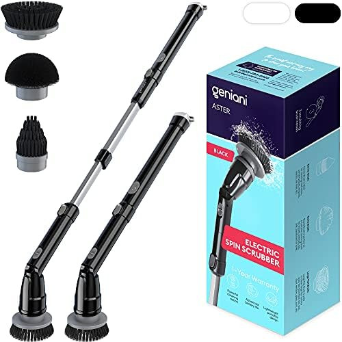 GENIANI Electric Spin Scrubber - 360 Cordless Powerful Scrub Brush for Cleaning Bathroom, Tile, F... | Amazon (US)