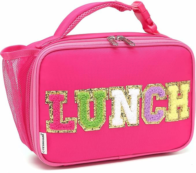 FlowFly Kids Lunch Bag, Durable Insulated School Lunch Box with Bottle Holder, Water-resistant Th... | Amazon (US)