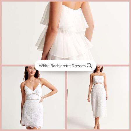 Little White Dresses for women from Abercrombie.com 💒💍✨ Bachelorette weekend dresses, white dresses for bridal showers, and rehearsal dinner dresses: 


#LTKSeasonal #LTKparties #LTKwedding