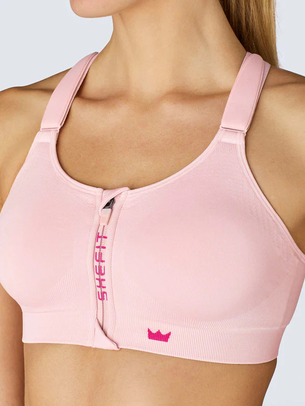 Low Impact Sports Bra - Pale Pink | SHEFIT