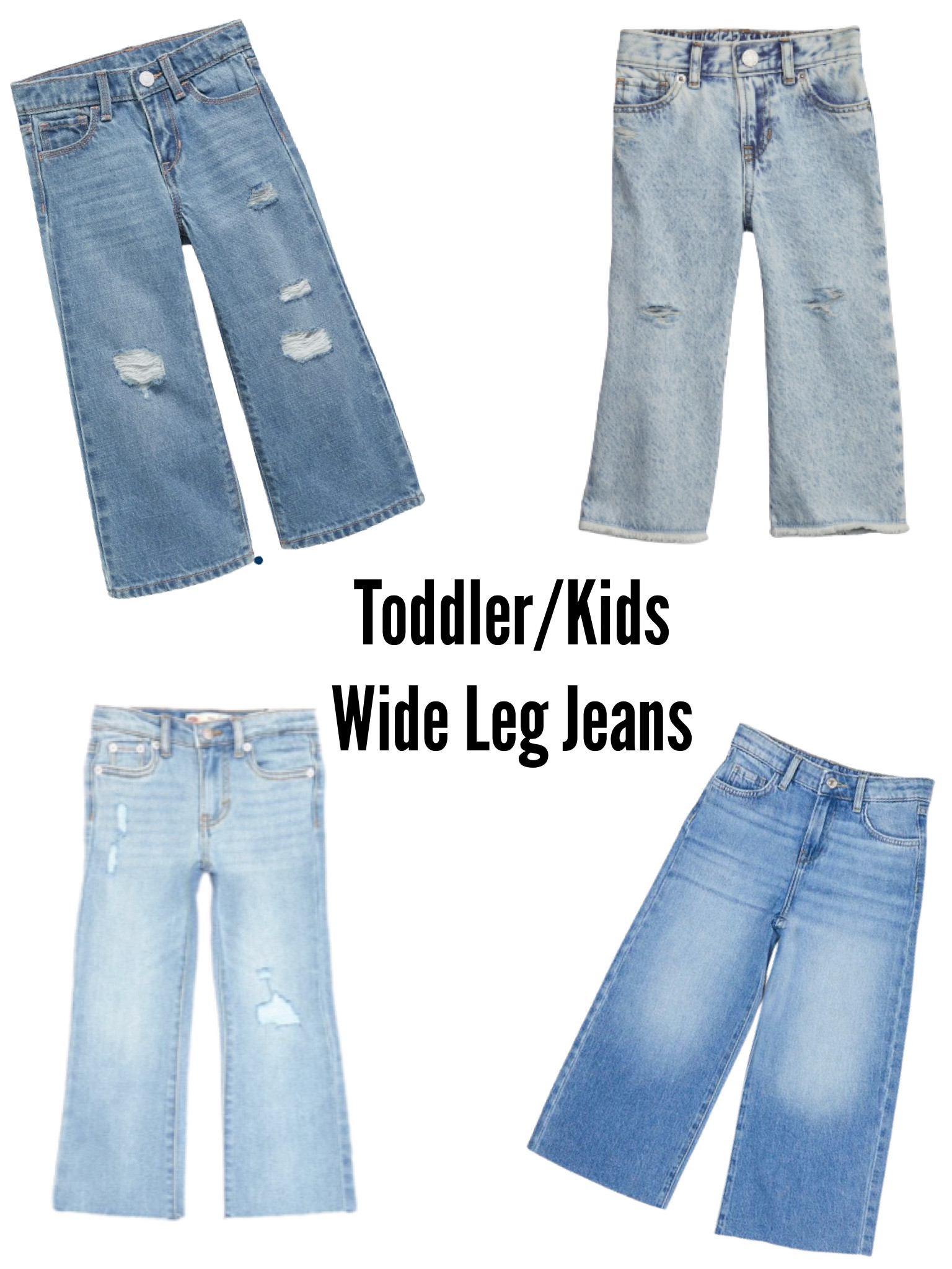 There’s nothing cuter than mini wide leg jeans 😍

Several brands linked including Sizes 2T-girls 16. 

#LTKFind #LTKunder50 #LTKkids