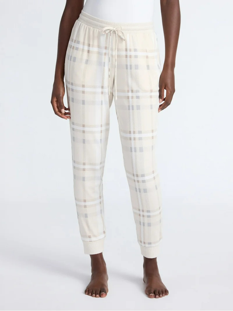 Joyspun Women's Cozy Lounge Collection Hacci Knit Sleep Joggers, 29'' Inseam, Sizes XS-3X | Walmart (US)