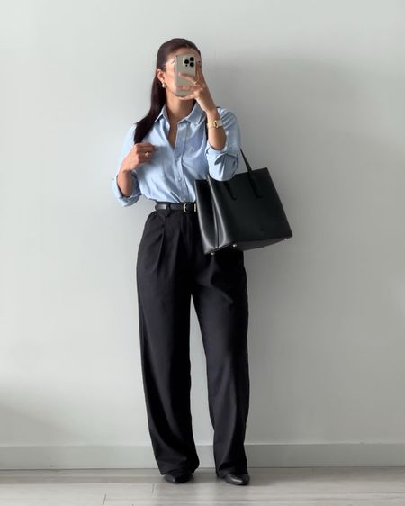 workwear ootd —

miami winter is behind us & I’m back on my game again, hallelujah!!

details — 
top - everlane, linked
pants - urban outfitters, linked
belt - mango, linked
shoes - target, linked
bag - freja,linnea tote, code quepasoyaya gets you $$ off

#workwear #office #officeoutfit #corporate #miami #ootd #inspiration