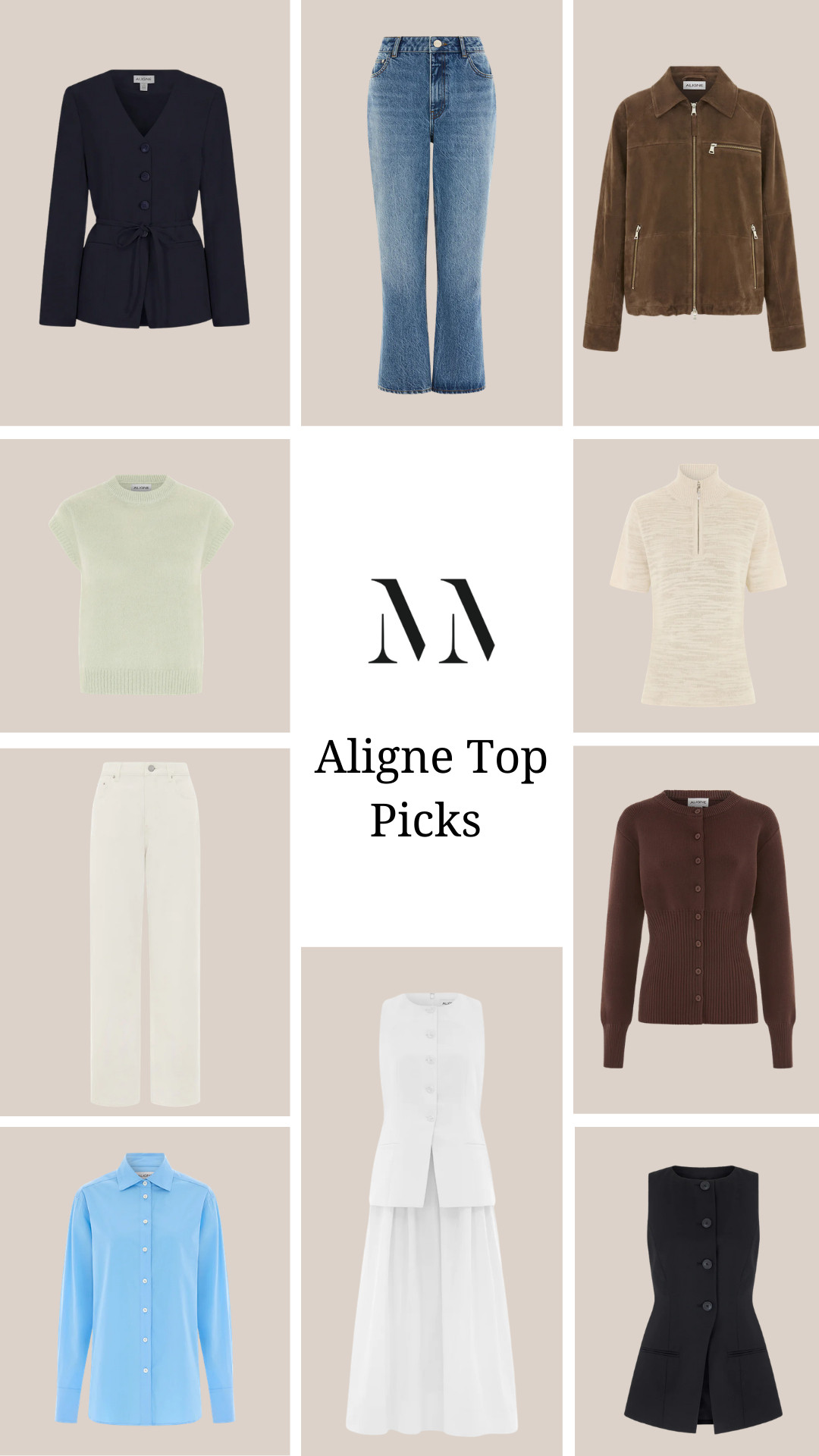 My Favourite Spring Picks New In at Aligne
Spring Outfit Inspo, Denim Jeans, Spring Colours, Suede Jacket, Knitwear, Summer Dresses 

 #LTKspring #LTKeurope #LTKdresses