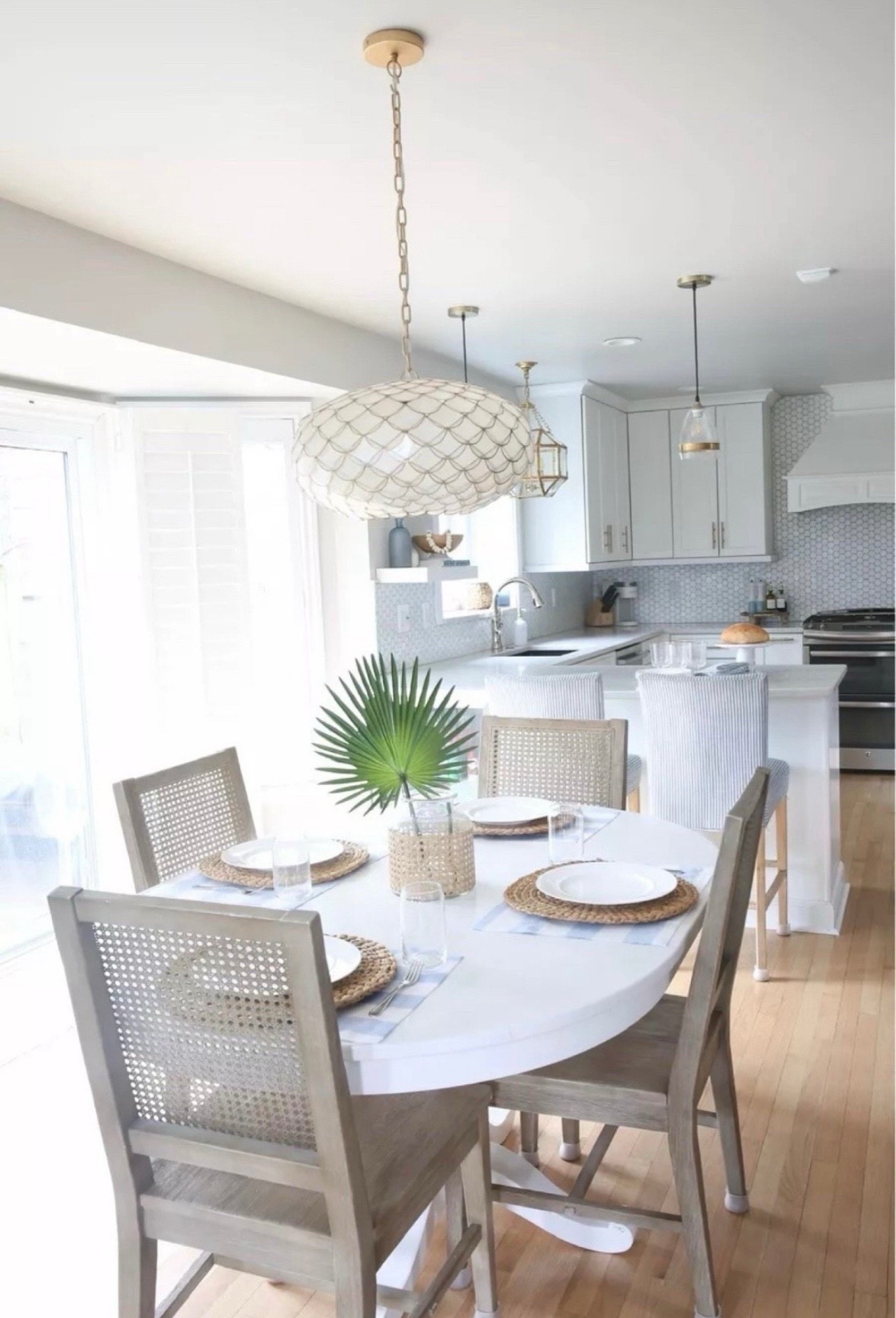 Love my little coastal breakfast nook so much! It’s the perfect spot for slow mornings and easy meals.
coastal decor, breakfast nook, dining room style, serena and lily, coastal chandelier, table settings, home ideas, amazon finds

#LTKHome #LTKSeasonal #LTKFindsUnder100