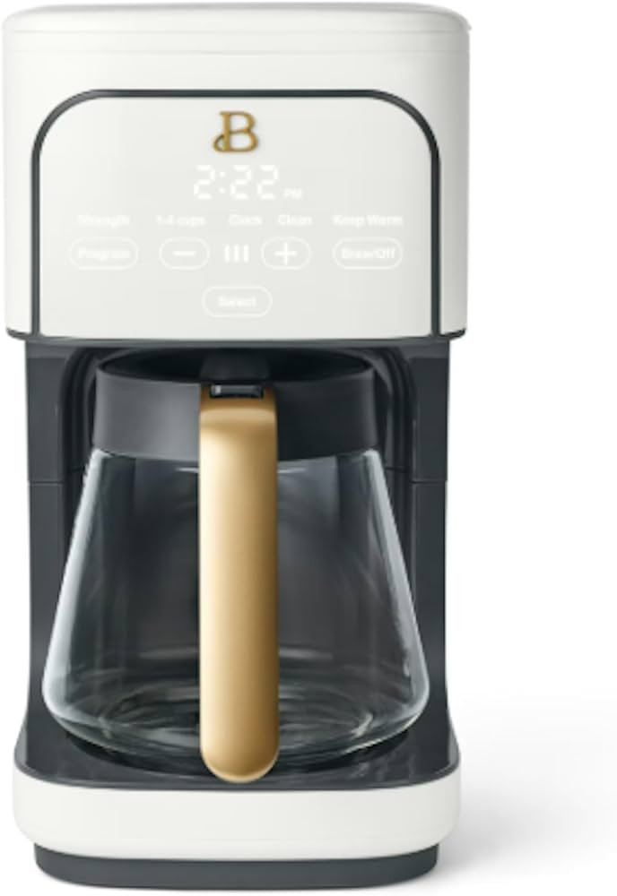 Beautiful 12-Cup Programmable Drip Coffee Maker by Drew Barrymore (White) | Amazon (US)