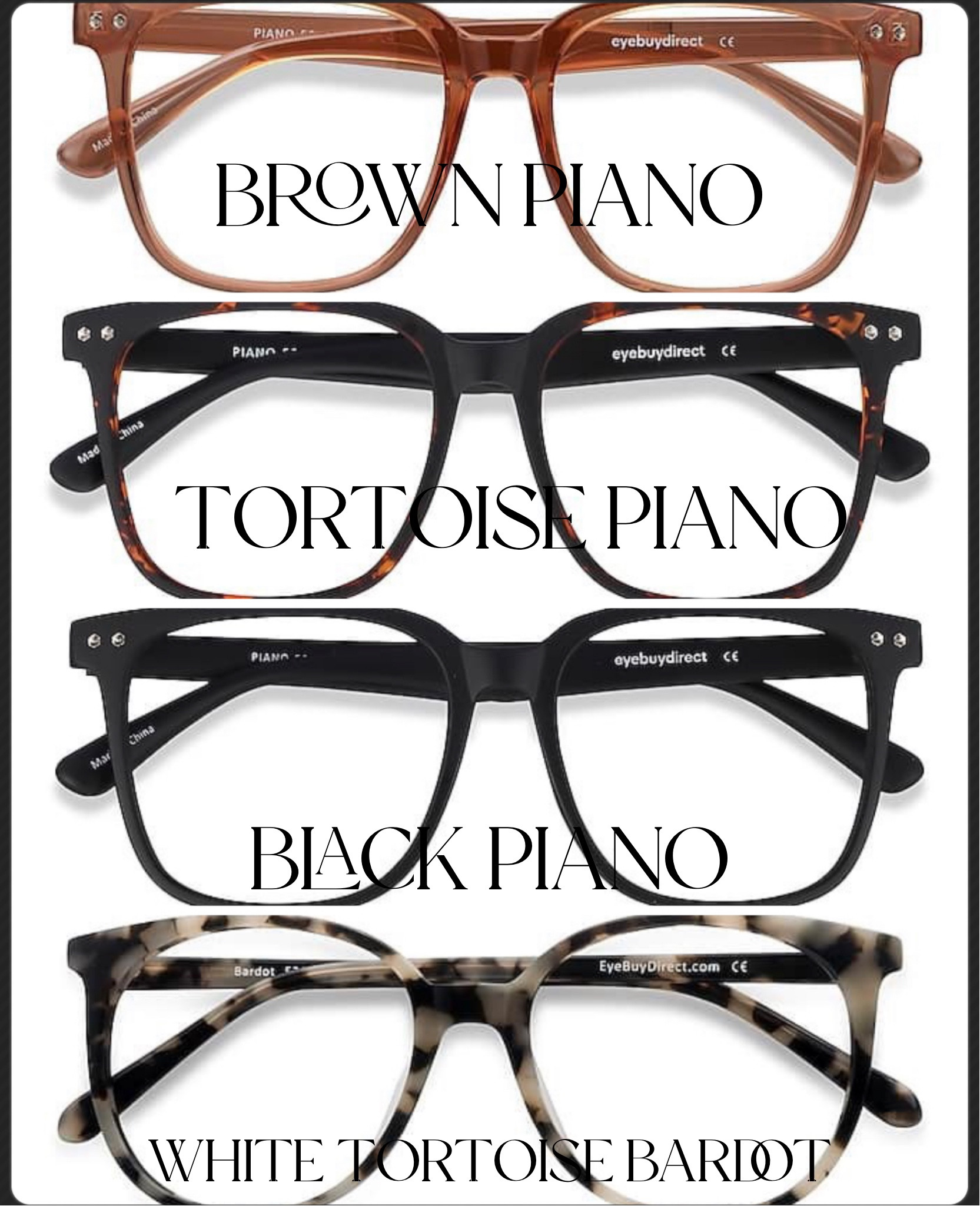 Eye buy direct has the best frames for prescription or non-prescription glasses at such a great price

#LTKstyletip #LTKunder50 #LTKunder100