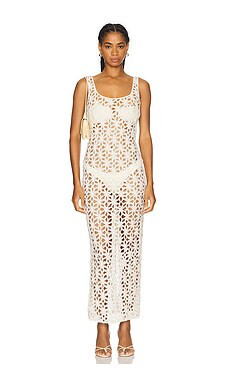 Lovers and Friends Penny Maxi Dress in White from Revolve.com | Revolve Clothing (Global)