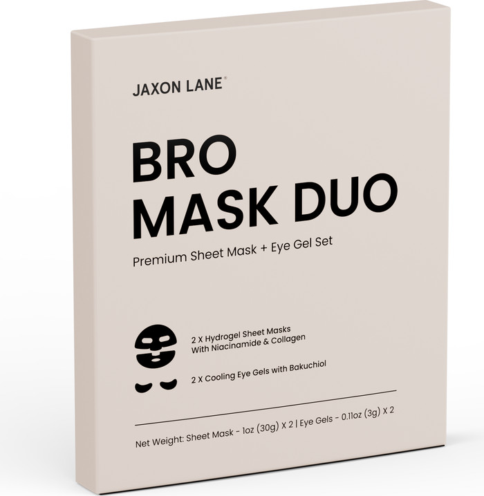 JAXON LANE Bro Mask Hydrating Cooling Sheet & Eye Mask Set | Nordstrom | Nordstrom