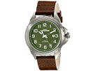 Timex - Expedition Rugged Metal Field Leather Strap Watch (Brown/Gray/Green) - Jewelry | Zappos