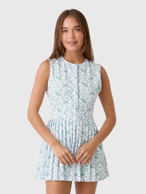 Byrdie Women's P-Town Pleated Mini Dress | Saint Bernard