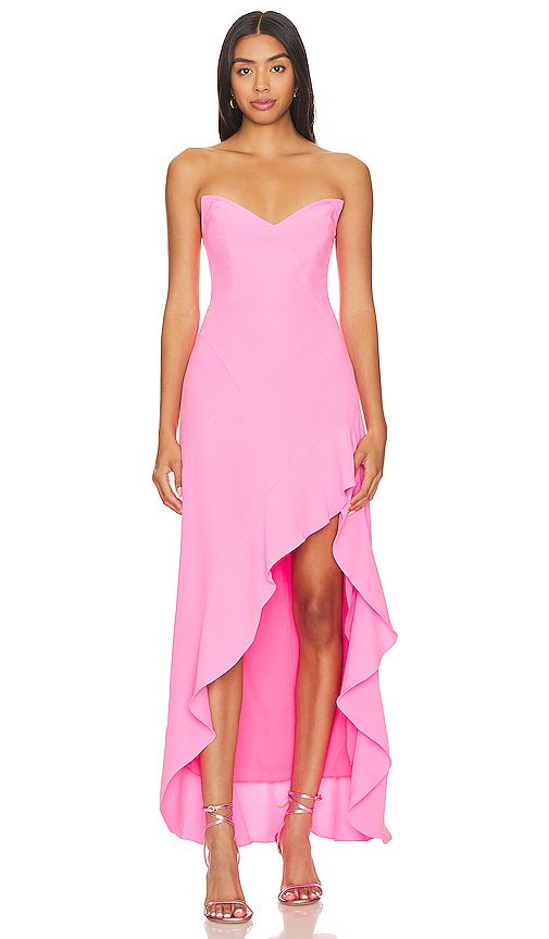 Symone Dress in Shocking Pink Derby Dress | Spring Wedding | Wedding Dress Guest | Wedding Guest  | Revolve Clothing (Global)