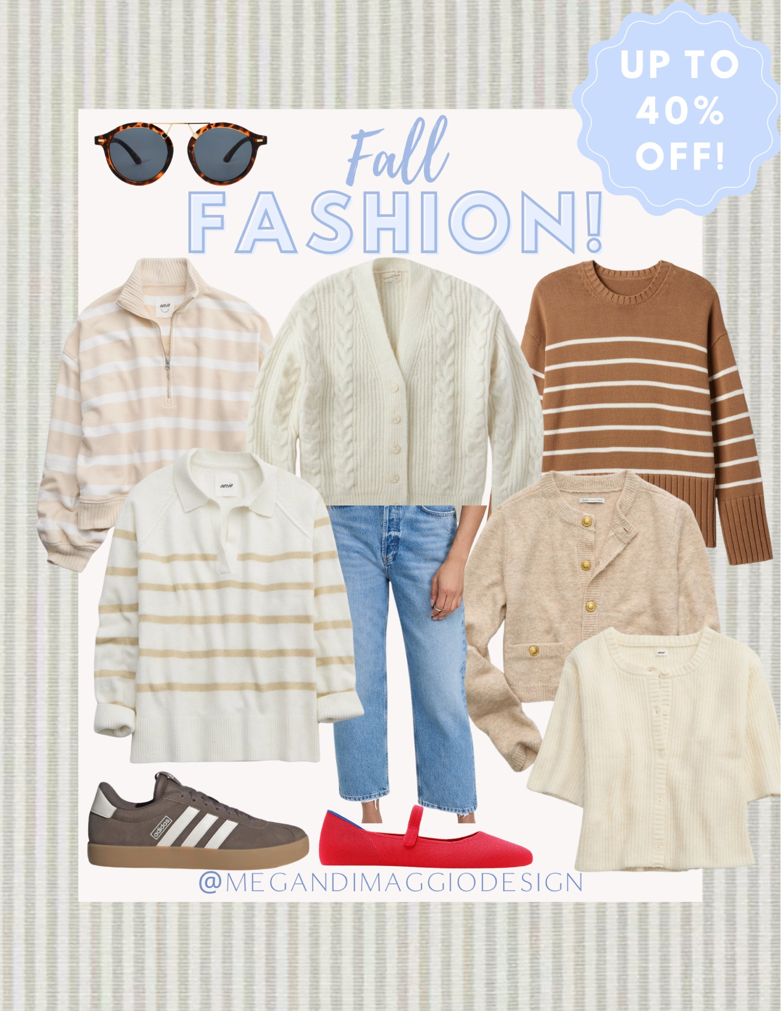 I’m loving these fall fashion picks right now!! 😍🍂 Plus most are under $50 and  on sale up to 40% OFF!! 👏🏻👏🏻👏🏻

I have & love this tan and white striped pullover (on sale now!) and just ordered these brown sambas that have been sold out everywhere but I just found them in stock!! 🙌🏻

And I’m ordering this camel brown and white stripe oversized sweater now 40% OFF & reminds me of the Marea lake sweater that’s sold out!! And the two cardigans too!! 🤍

#LTKStyleTip #LTKShoeCrush #LTKFindsUnder50