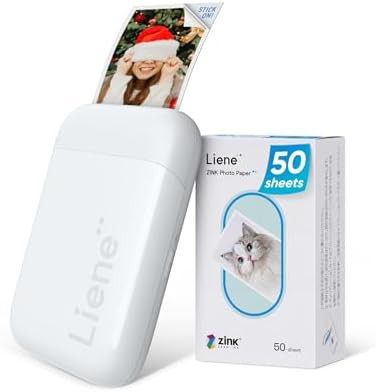 Liene 2x3” Photo Printer, Mini Instant Portable Color Mono Picture Printer Bundle 50 Zink Adhes... | Amazon (US)