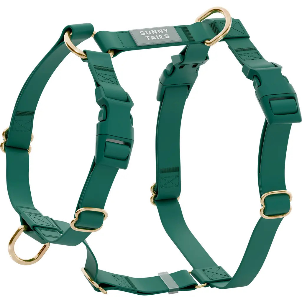 SUNNY TAILS Cloud Lite Waterproof Dog Harness in Meadow Green at Nordstrom, Size Small | Nordstrom