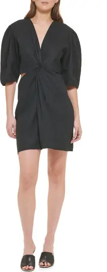 Cutout Cotton Blend Dress | Nordstrom