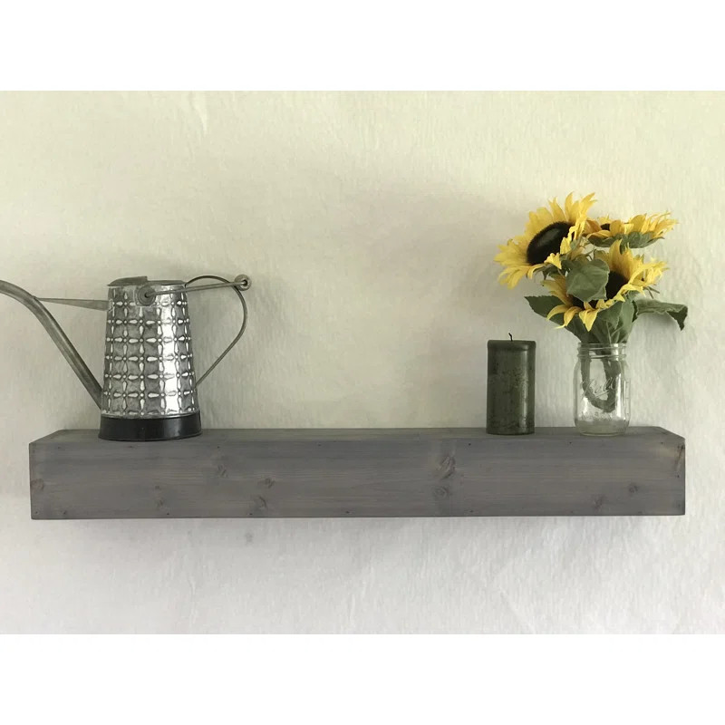 Anabella Pine Solid Wood Floating Shelf | Wayfair North America