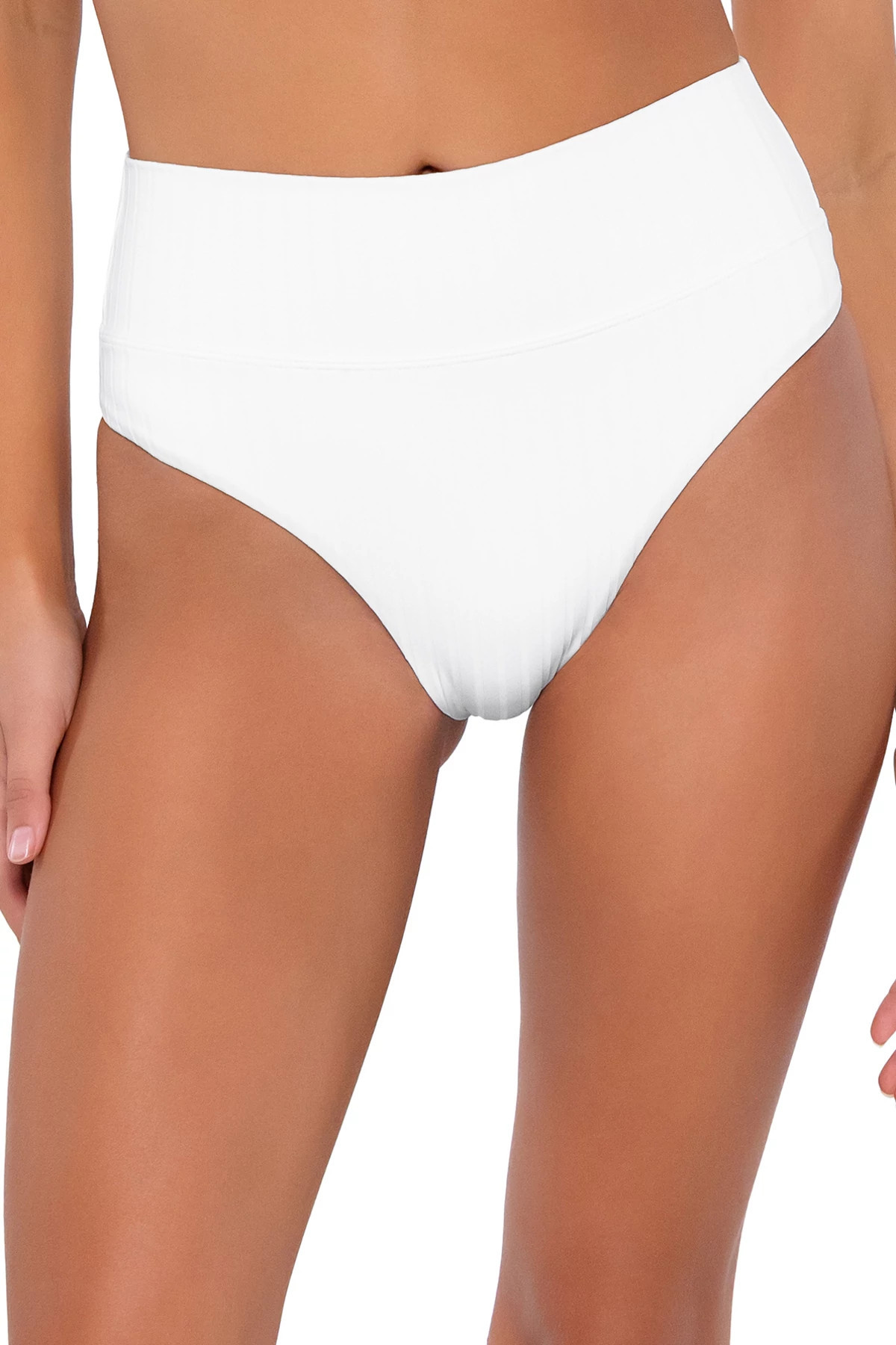 Tatum Banded High Waist Bikini Bottom | Everything But Water